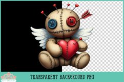 Anti Valentine Voodoo Dolls | Sublimation or Print Clipart Product Image 2