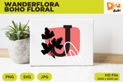 Wanderflora Boho Floral Monogram Product Image 1