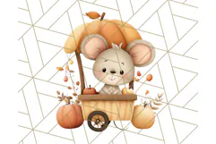 Woodland Autumn Animals PNG Clipart for Fall & Harvest Product Image 4