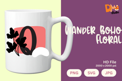 Wander Boho Floral Monogram Product Image 1