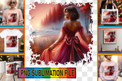 Whimsical TSHIRT PNG Designs, Women Product Image 1