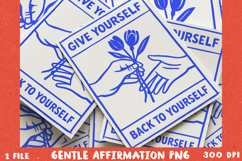 Floral line art: A Gentle Affirmation BUNDLE, Sublimation PN Product Image 22