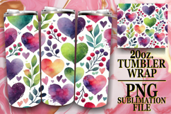 Playful Moments 20oz tumbler wrap, Heart Product Image 1