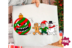 Christmas Ornament Ball Funny Gnome Png Product Image 1