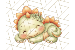 Cute Cartoon Dinosaur Clipart PNG, Prehistoric Animals PNG Product Image 4