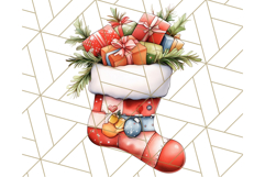 Vintage Christmas Clipart PNG, Cute Animals Holiday Elements Product Image 4