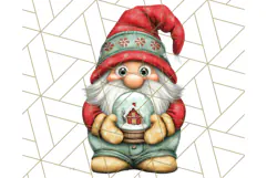 Christmas Gnome Clipart, Holiday Gnomes PNG Illustrations Product Image 4