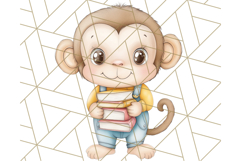 Safari Baby Animal Clipart PNG, Jungle Outfits Baby Animals Product Image 4