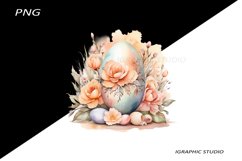 Easter Clipart, Easter Egg Clipart, Easter Bunny Png Product Image 1