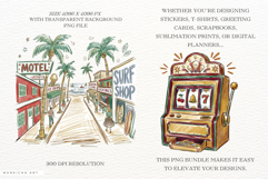 70s Aesthetic Vintage Summer Clipart Product Image 2