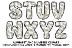 Tower Princess Alphabet Clipart PNG, Letters doodle 300 DPI Product Image 4