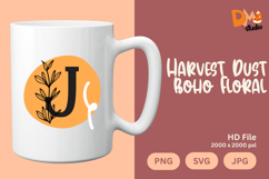 Harvest Dust Boho Floral Monogram Product Image 1