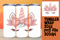 LUXE 20oz Tumbler Graphic for Sublimation , Unicorn Product Image 1