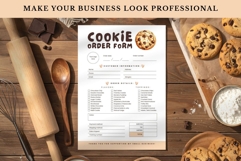 Cute Cookie Order Form Canva Template Product Image 7