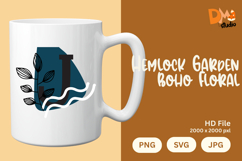 Hemlock Garden Boho Floral Monogram Product Image 1