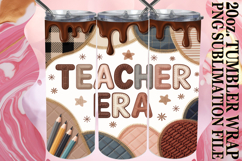 Joyful vibes 20oz tumbler wrap, Teacher Product Image 1