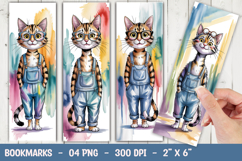 Cat Outfit Bookmark Sublimation Product Image 1
