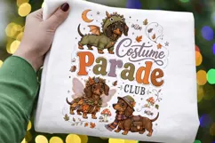 Costume Parade Club PNG Sublimation Design - Cute Dachshund Product Image 2