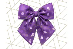 Halloween Bow Clipart, Bright Holiday Ribbon PNG Product Image 4