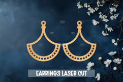 24 Boho Style Laser Cut Earrings SVG File Product Image 21