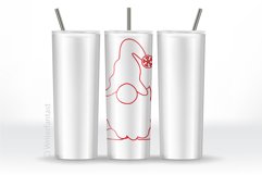 20oz and 30oz TAPERED Skinny Tumbler Sublimation, RED GNOMES Product Image 8