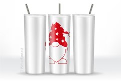 20oz and 30oz TAPERED Skinny Tumbler Sublimation, RED GNOMES Product Image 7