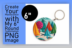 Charming Circle Design Sublimation PNG , Holiday Product Image 1