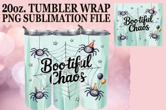 Blissful travels 20oz tumbler wrap, Halloween Product Image 1