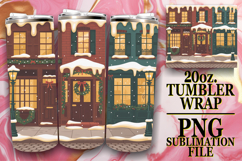 ENCHANTED GIFT 20oz TUMBLER WRAP, Winter Product Image 1