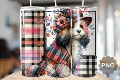 Dog Tumbler Sublimation - 20 Oz Skinny Tumbler Product Image 1