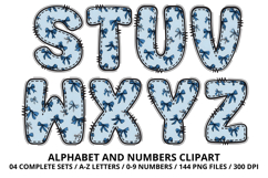Coquette Shabby Chic Alphabet PNG Letters &amp; Numbers 300DPI Product Image 4