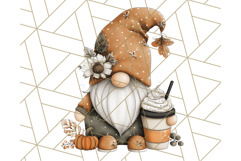 Thanksgiving Gnome Clipart PNG Cute Fall Gnomes, Gnome Png Product Image 4