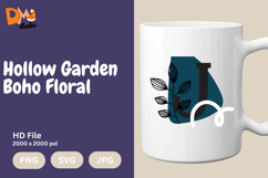 Hollow Garden Boho Floral Monogram Product Image 1