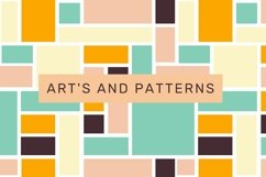Mid Century geometrical Pattern 60s| Mid Century pattern Product Image 2