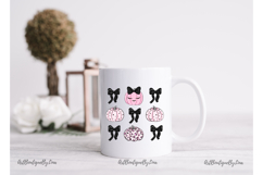 Pink Pumpkin with Black Bow PNG Product Image 5