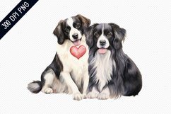 Valentine Dog Sublimation - Valentine Sublimation Design Product Image 1