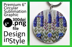 Whimsical 3D Embroidered Ornament Sublimation Product Image 1