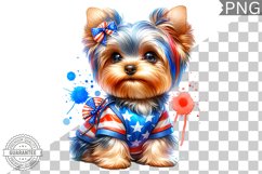 4th of July Dog Sublimation - Clipart PNG Design Product Image 1