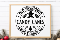 Old Fashioned Candy Canes Svg | Christmas svg Product Image 1