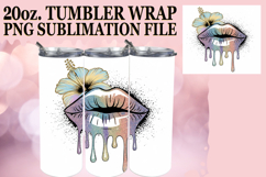 Tender love 20oz tumbler wrap, Dripping Lips Product Image 1