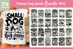 Funny Dog Quote SVG Bundle | Cute Dog Sayings Product Image 1
