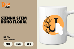 Sienna Stem Boho Floral Monogram Product Image 1