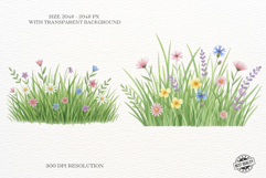 Spring Green Grass Clipart Product Image 2