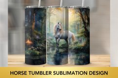 Horse Tumbler Sublimation Design Product Image 1