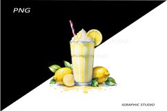Milkshake Clipart, Food Clipart Product Image 1