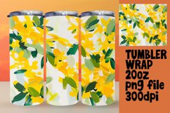 Botanic Elegance 20oz Tumbler Sublimation Wrap Product Image 1