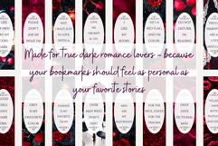 Smut Dark Romance Printable Bookmarks Bundle Gothic PNG Product Image 10