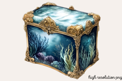 Gothic Under the Sea Clipart PNG Product Image 1