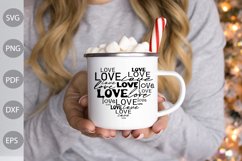 Love SVG Design / Love Heart Tshirt Design Product Image 3