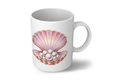 Scallop Shell Pearl Jewel Seashell Treasure PNG Summer Product Image 6